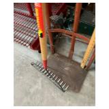 Hand Truck and Rake
