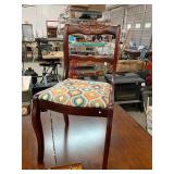 Set of 4 upholstered Antique Chairs