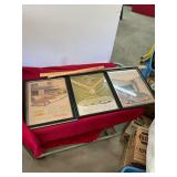 Framed Pontiac and Cadillac Vintage Ads