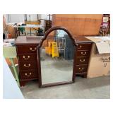 Dovetailed Dresser with Mirror