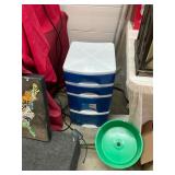 Storage Bin and Books