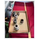 6 Large Snap On Sockets