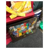 License Plate Wall Art Canvas