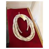 5/8"x30ft Red and White Line