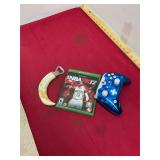 X Box Game, Controller, and Bottle Opener