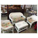 4 Piece Wicker Set