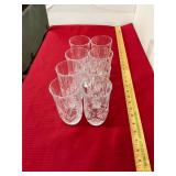 8 Crystal Glasses