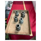 5 Large Snap On Sockets