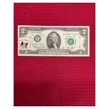 1976 Bicentennial First Day Cover $2 Bill