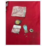 Vintage Horse Pins and Metals Lot