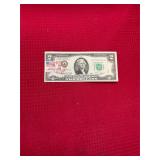 1976 Bicentennial First Day Cover $2 Bill