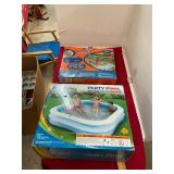 Party Pool & Slipping Slide