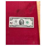 1976 Bicentennial First Day Cover 2 Dollar Bill