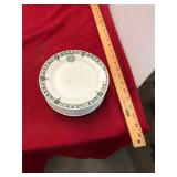 Antique Toulaine Hotelware China Plates