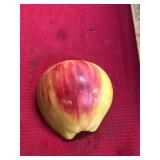 Vintage Stone Half Apple Decor