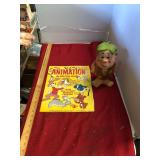 Vintage Flintstones Toy and Book