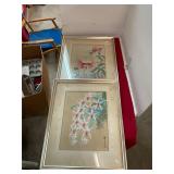 2 Framed East Asian Prints