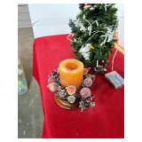 Nautical Christmas Tree & Candle