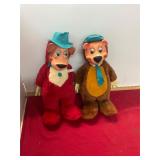 2 Vintage Huckleberry Hound Plush