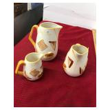 Vintage Batter, Butter, Syrup Pitchers