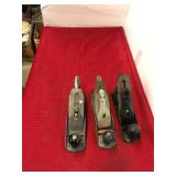 3 Antique Wood Plane Tools