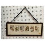 Vintage Postcard Framed Marriage Series
