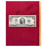 1976 Bicentennial First Day Cover 2 Dollar Bill
