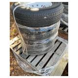 T10 Set of 4 16ï¿½ 8 Lug Trailer Tires