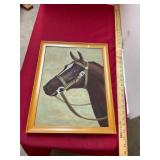 Vintage Horse Painting