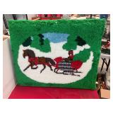 Vintage Handmade Christmas Wall Art