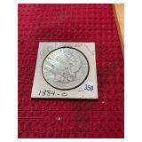 1884-0 Morgan Silver Dollar