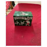 Vintage Santa Christmas Card Address Holder