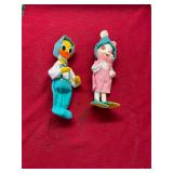 2 Vintage Easter Rabbits