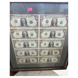 Sheet of 1981 Uncut $1 Notes