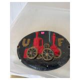 Virginia Metalcrafters Cast Iron Fire Plaque