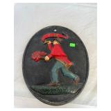 Virginia Metalcrafters Cast Iron Fire Plaque