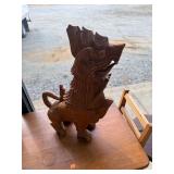 Carved Teak Figure