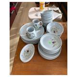 Vintage Set of Buchan Scotland Stoneware Dishes