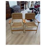 Pair of Vintage MCM Telescope Yard Chairs