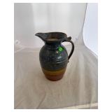 Signed Pottery Pitcher