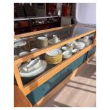 Huge Set of Antique Gold Rim China