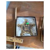 GAR 1865 Iron Gravemarker and Stand