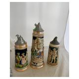 3 German Steins
