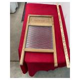 Antique Glass Wash Board