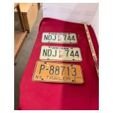 Vintage NY License Plates