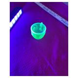 Vaseline Glass Uranium Childs Tea Cup