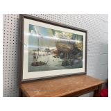 Framed Signed Nautical Pirate Print