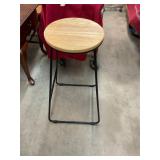 Iron and Wood Stool