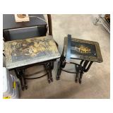 Vintage East Asian Nesting  Tables