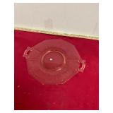Pink Depression Glass Platter